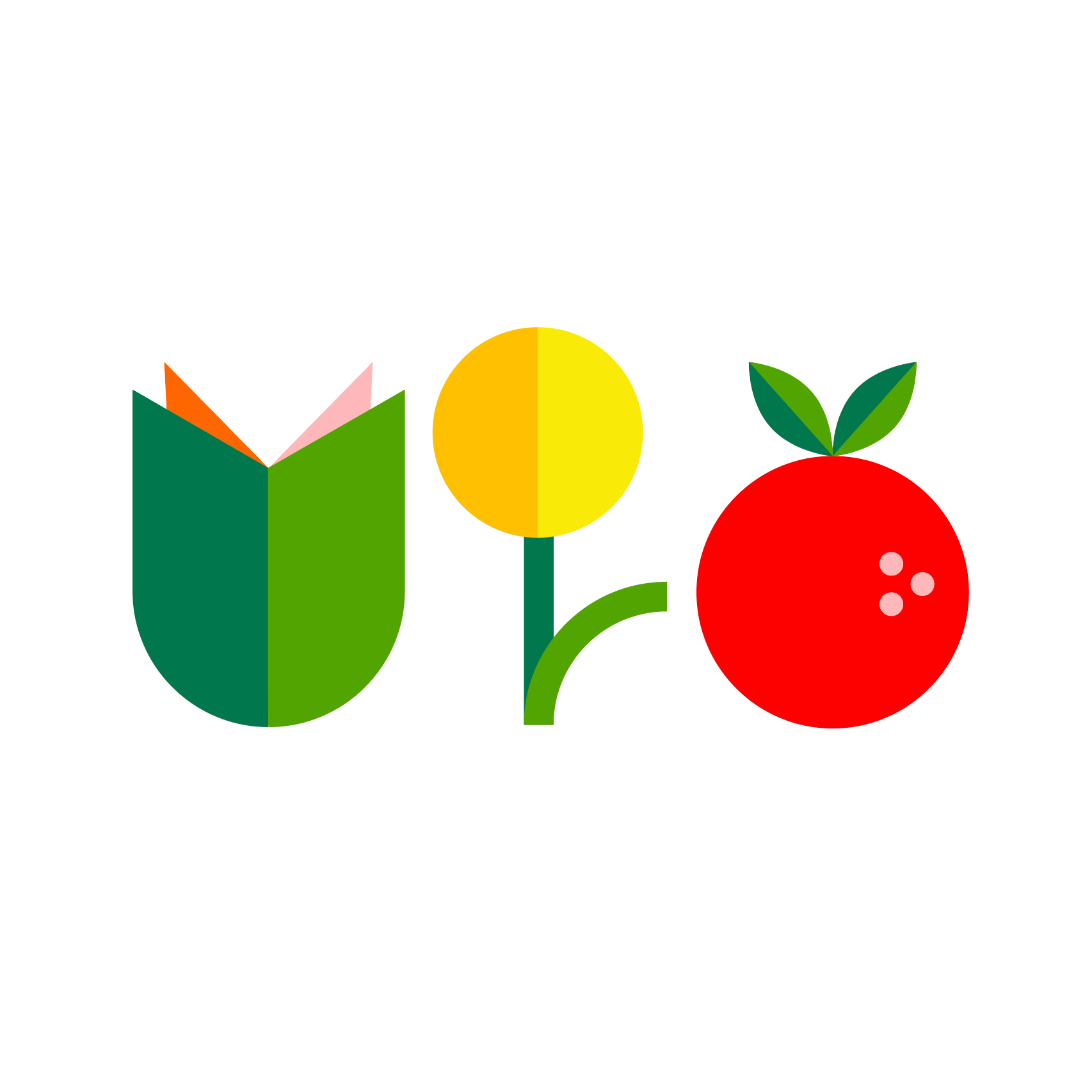 Image may contain: Font, Fruit, Natural foods, Logo, Circle.